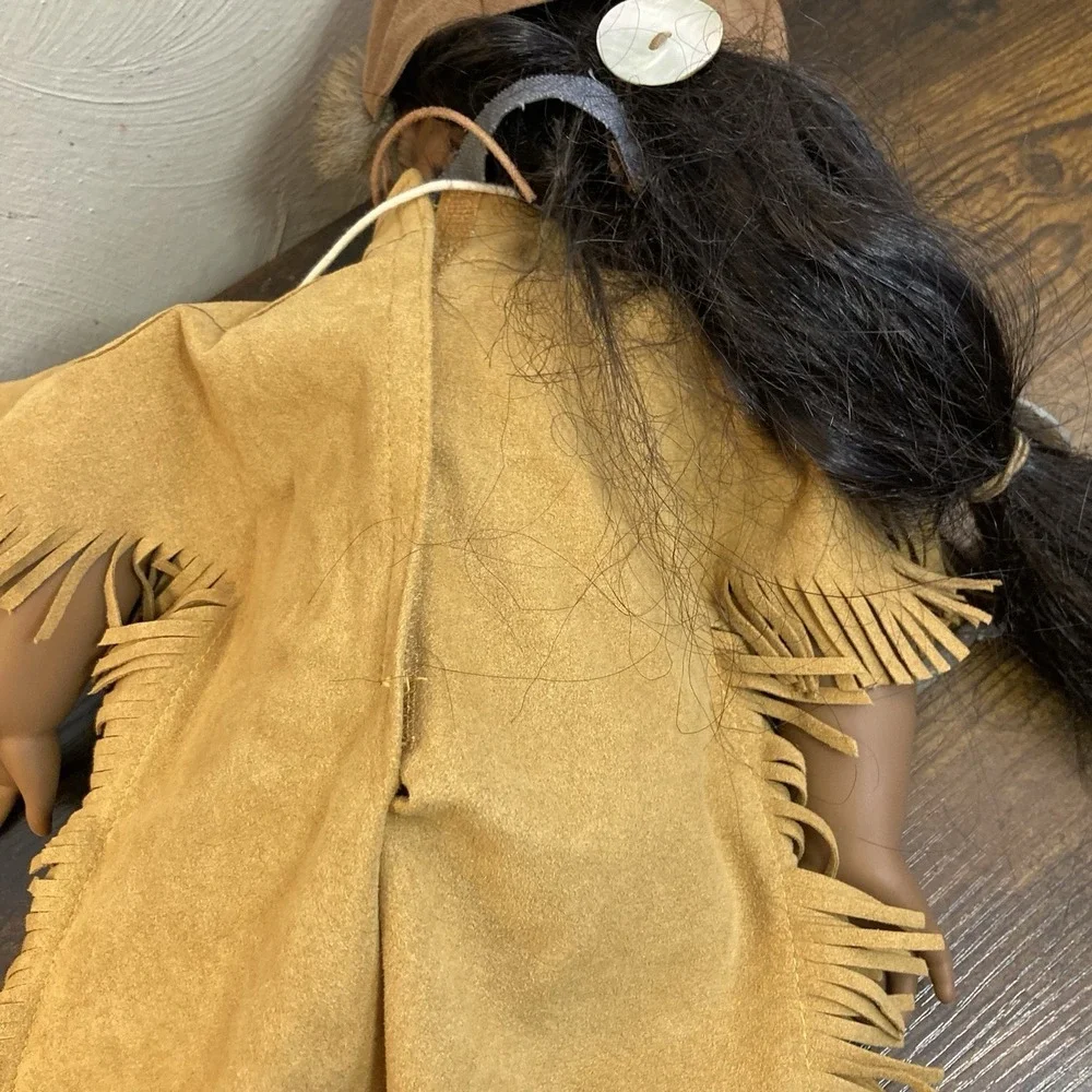 American Girl Kaya Pleasant Company Doll with Outfit Fringe Dress Fur Winter Hat